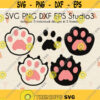 Paw Prints Cut Files Animal Paw Pet Paw Design Cat Paw SVG Paw with Claws SVG Digital Download svg dxf png eps studio3Design 72.jpg