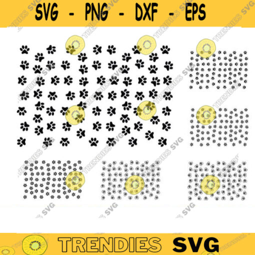 Paw Seamless Pattern SVG Dog Paw Background SVG Dog Paw Footprint svg Seamless pattern dog lover svg paw svg paw png paw print svg Design 1378 copy
