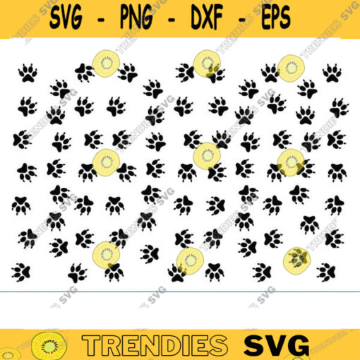 Paw Seamless Pattern SVG Dog Paw Background SVG Dog Paw Footprint svg Seamless pattern dog lover svg paw svg paw png paw print svg Design 1695 copy