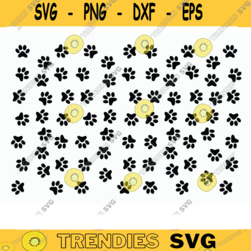 Paw Seamless Pattern SVG Dog Paw Background SVG Dog Paw Footprint svg Seamless pattern dog lover svg paw svg paw png paw print svg copy