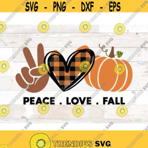 Peace Love Fall svg Peace Love Fall PNG Fall Svg Files for Cricut Silhouette fall png sublimation Design 763