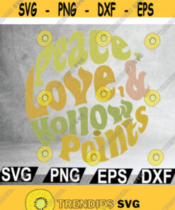 Peace Love Hollow Points Short Sleeve SVG png eps dxf file Design 27