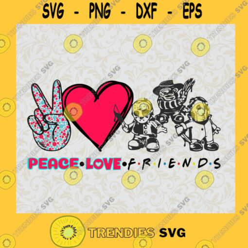 Peace Love Horror SVG Horror Movies SVG Happy Halloween Halloween 2021 Clipart