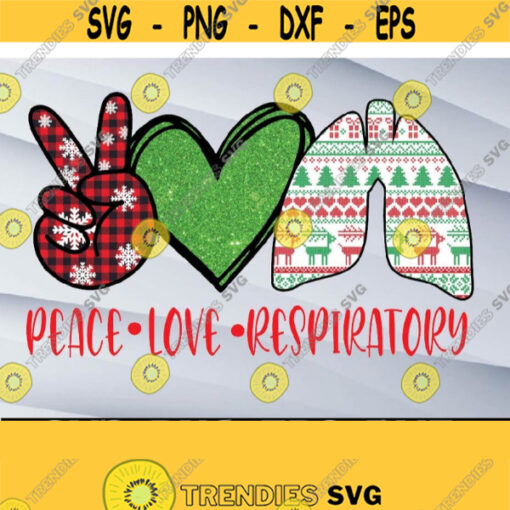 Peace Love Respiratory svg Respiratory Therapist svg Santa svg Funny Pajama Christmas Svg png eps dxf digital Design 426