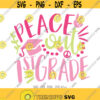 Peace Out 1st Grade SVG Girl Last Day of School Cut File Girl Last Day of First Grade svg Girls End of School svg Cricut Silhouette Design 824