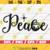 Peace SVG Cut File Cricut Commercial use Nativity SVG Christmas SVG Christmas Decoration Design 470