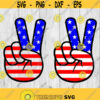 Peace Sign Jeep Wave Peace Sign American Flag svg png ai eps dxf DIGITAL FILES for Cricut CNC and other cut or print projects Design 279