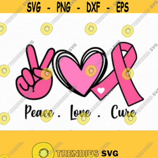 Peace love Cure svg Peace Love SVG Hand Peace Sign SVG svg for Cricut Silhouette png jpg dxf Design 91