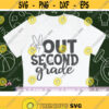 Peace out second grade SVG Last day of school quote Cut File clipart printable vector commercial use instant download Design 245