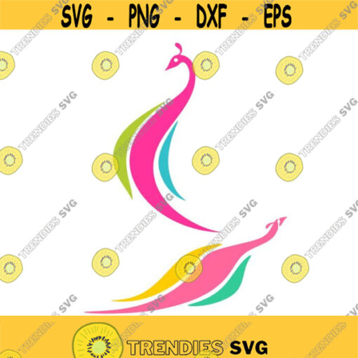Peacock Bird Cuttable Design SVG PNG DXF eps Designs Cameo File Silhouette Design 1719