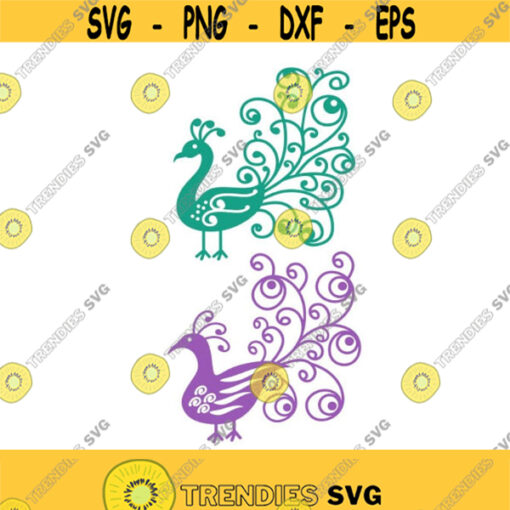 Peacock cuttable Design SVG PNG DXF eps Designs Cameo File Silhouette Design 265