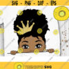 Peekaboo Girl Svg Afro Ponytails Svg Princess Svg Little Melanin Queen Svg Afro Puff Hair Girl Svg Cut File Svg Dxf Eps Png Design 538 .jpg