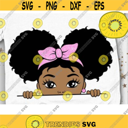 Peekaboo Girl Svg Princess Svg Little Afro Queen Svg Afro Ponytails Svg Bandana Afro Puff Hair Girl Svg Cut File Svg Dxf Eps Png Design 153 .jpg