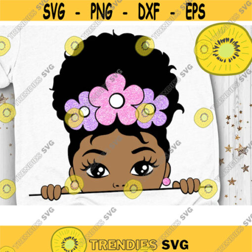 Peekaboo Girl Svg Princess Svg Little Afro Queen Svg Afro Ponytails Svg Popping Afro Girl Puff Hair Svg Cut File Svg Dxf Eps Png Design 506 .jpg