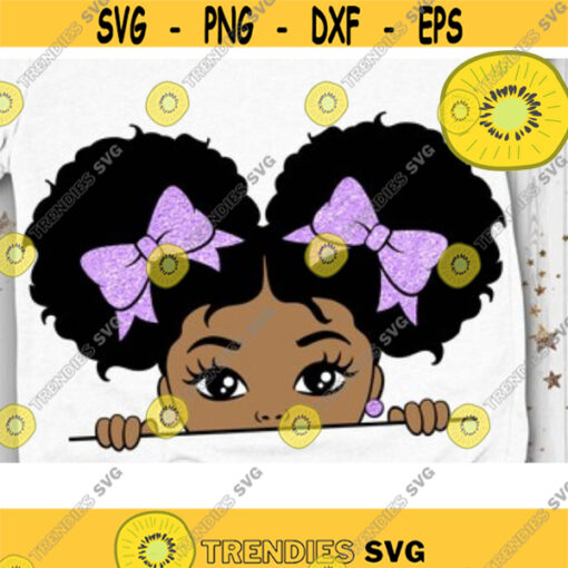 Peekaboo Girl Svg Princess Svg Little Afro Queen Svg Little Melanin Queen Popping Afro Girl Puff Hair Svg Cut File Svg Dxf Eps Png Design 157 .jpg
