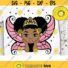Peekaboo Girl Svg Princess Svg Little Melanin Queen Svg Afro Puff Hair Girl Svg Cut File Svg Dxf Eps Png Design 155 .jpg