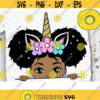Peekaboo Girl Svg Unicorn Girl Svg Princess Svg Afro Ponytails Svg Popping Afro Girl Puff Hair Svg Cut File Svg Dxf Eps Png Design 158 .jpg