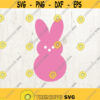 Peep SVG Peeps Easter Svg Easter Bunny Svg easter svg easter peeps bunny Svg File for Siilhouette Cricut Cut Files svg dfx eps png jpg Design 222