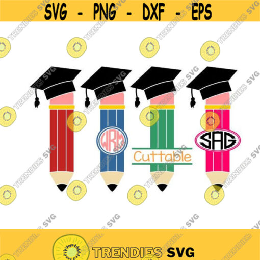 Pencil Back To School Cuttable Design SVG PNG DXF eps Designs Cameo File Silhouette Design 1283