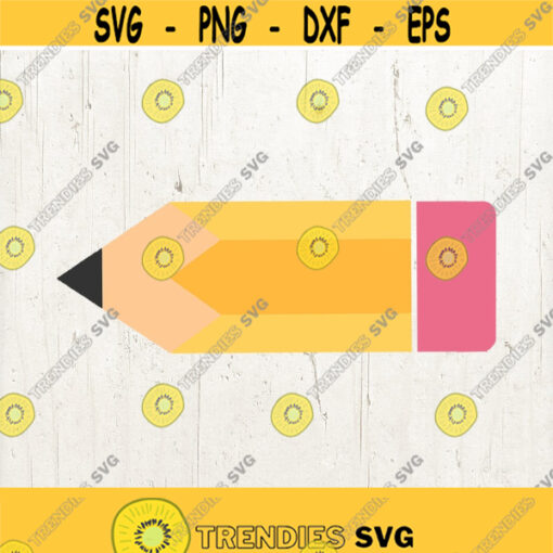 Pencil SVG Pencil Clipart School SVG Education Svg Teacher Svg Svg Files Silhouette Files Cricut Files Design 747