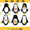 Penguin SVG Files Penguin Monogram SVG Penguin Cutting Files Animal Svg Penguin Silhouette Penguin Cricut Files svg dxf eps png. .jpg