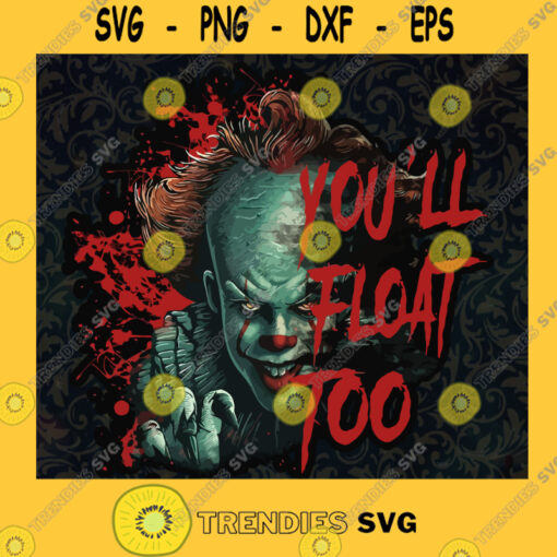 Pennywise SVG IT SVG Clown Svg Halloween Svg Cricut file Silhouette File Horror Svg Horror Movie Svg