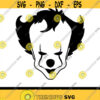 Pennywise svg PNG PDF Cricut Silhouette Cricut svg Silhouette svg Halloween svg Horror Movie svg Pennywise cut file Design 2518