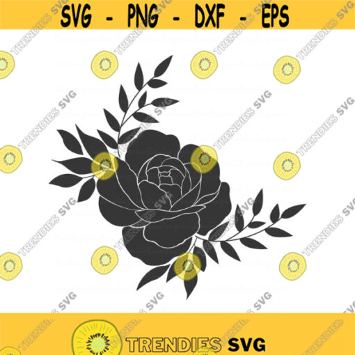 Peony svg flower svg floral svg png dxf Cutting files Cricut Funny Cute svg designs print for t shirt Design 91