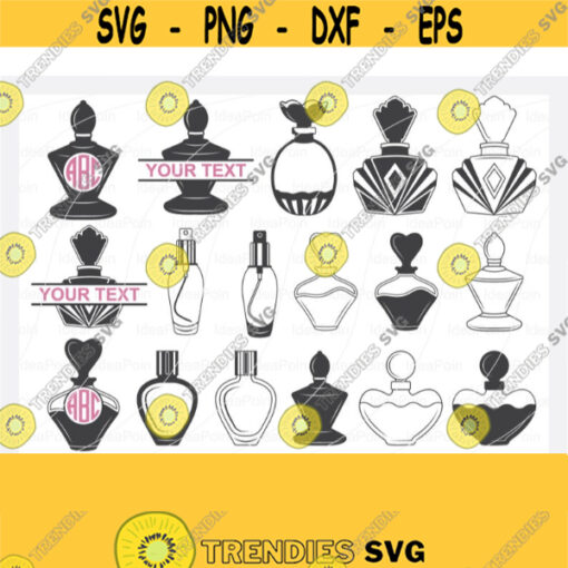 Perfume Bottle Bundle svg Perfume Bottle split Monogram Perfume Bottle Outline Scent svg Perfume Svg Define Fragrance svg Perfume wome