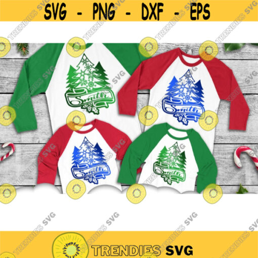 Personalized Family Christmas Shirts Svg Christmas Tree Svg Christmas Svg Files For Cricut Christmas Tree Family Shirts Svg Dxf Files .jpg
