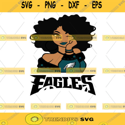 Philadelphia Eagles Girl NFL Svg Girl Nfl Sport Sport Svg Girl Cut File Silhouette Svg Cutting Files Download Instant BaseBall Svg Football Svg HockeyTeam