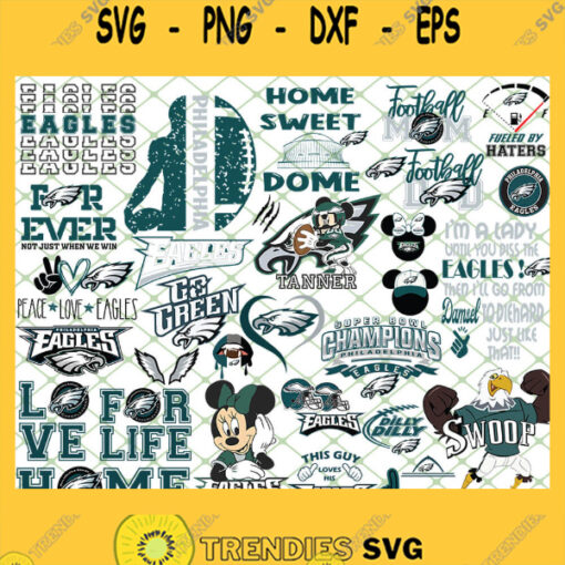 Philadelphia Eagles NFL SVG Bundle 1