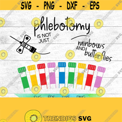 Phlebotomy is not just rainbows and butterflies Starbucks Cold cup wrap I stab people Needles blood draw nursing rainbow tubes Design 10