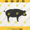 Pig SVG File Pig SVG Pig clipart Farm svg pig silhouette Commercial Use svg CricutSilhouette Cameo Vinyl Decal Iron on Vinyl Design 115
