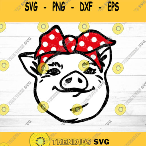 Pig SVG farm animal svg farmhouse svg pig clipart pig head svg pig face svg heifer svg farm svg Cricut svg svg cut files