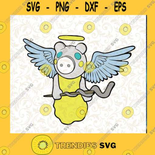Piggy Angel SVG Piggy SVG Piggy Roblox SVG Piggy Horror Roblox SVG Cutting Files Vectore Clip Art Download Instant