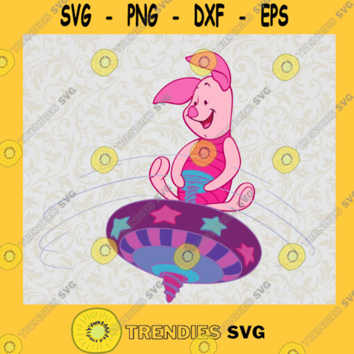 Piglet Fictional Character SVG Digital Files Cut Files For Cricut Instant Download Vector Download Print Files