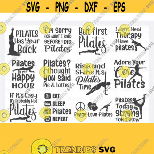 Pilates Svg ilates Svg bundle funny pilates Svg Pilates ball training quotes Pilates Png Pilates Dxf Cut Files for Crafters Svg file