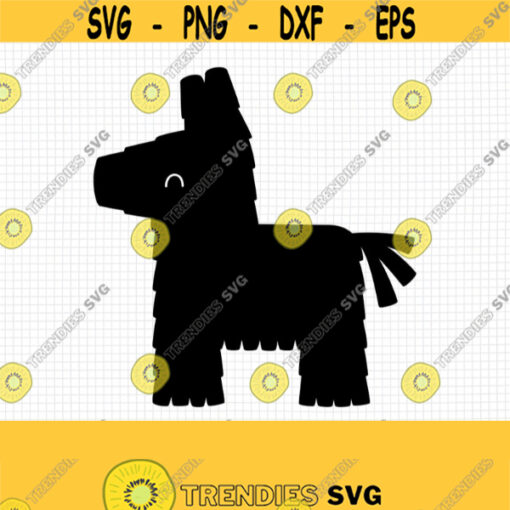 Pinata SVG. Fiesta Cinco de Mayo Mexican Party PNG Clipart Traditional Mexico Donkey Pinata Shape Cut Files. Vector Cutting Machine File Design 664