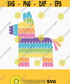 Pinata SVG. Fiesta Cinco de Mayo SVG. Kids Mexican Party PNG Clipart Traditional Mexico Donkey Pinata Cut Files. Vector Cutting Machine File Design 545