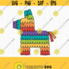Pinata SVG. Fiesta Cinco de Mayo SVG. Kids Mexican Party PNG Clipart Traditional Mexico Donkey Pinata Cut Files. Vector Cutting Machine File Design 660