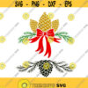 Pine Cone Cuttable Design SVG PNG DXF eps Designs Cameo File Silhouette Design 294