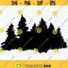 Pine Tree SVG File for Cricut Trees Vector Images Forest Clip Art Eps Forest Png Trees Silhouette Forect Dxf cnc file Pine trees Design 123
