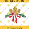 Pine cone Pinecone ribbon Christmas Tree design Machine Embroidery INSTANT DOWNLOAD pes dst Design 1474