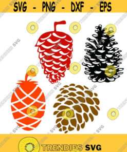 Pine Cone Tree Fall Autumn Cuttable Design Svg Png Dxf Eps Designs Cameo File Silhouette Design 642