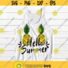 Pineapple SVG Hello Summer SVG Beach svg Hawaii svg Summer saying svg Shirt design with Pineapple for woman Pineapple sublimation png Design 397.jpg