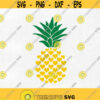 Pineapple SVG Pineapple Clipart Pineapple Clipart Pineapple print SVG SVG Files Cricut Silhouette Cut Files Design 105