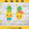 Pineapple Svg Kawaii Pineapple Svg Boy Girl Svg Dxf Eps Happy Fruit Face Svg Summer Svg Kids Birthday Silhouette Cricut Cut Files Design 2956 .jpg