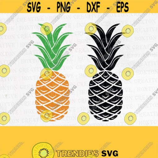 Pineapple Svg Summer Svg Pineapple Clipart Pineaple Cut File Beach Svg Fruit Svg Pineapple Silhouette Tropical SvgDesign 802