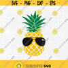Pineapple with sun glasses SVG Pineapple svg Pineapple Summer SVG Files for cut Instant download. Design 124